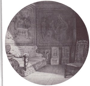 Diane's bedchamber in the Chateau de Ganges.